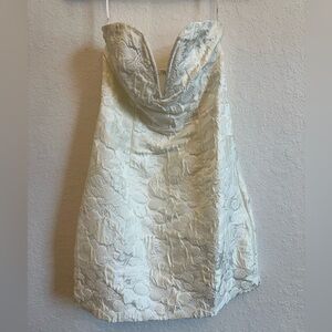 Lulus White Strapless Dress
